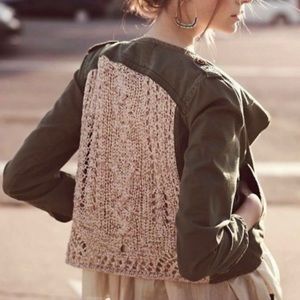 Anthropology: Daughters of the Liberation, crochet jacket
